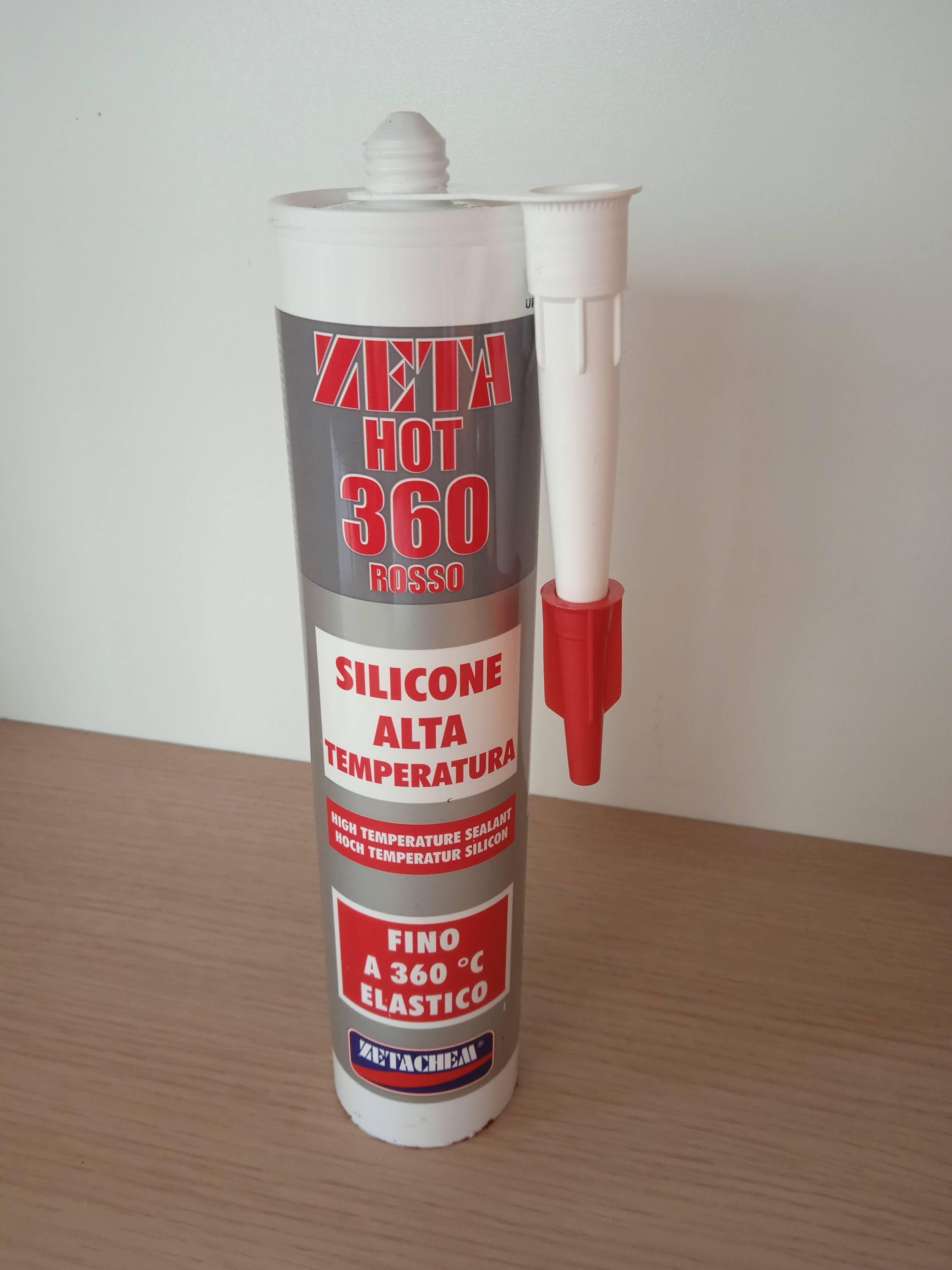 Silicone acetico alta temperatura – Zeta Hot 360