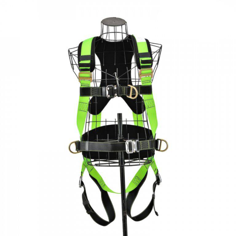 Imbracatura di sicurezza con cintura di posizionamento, soccorso, attacco dorsale e sternale