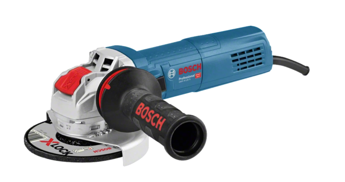 Smerigliatrice angolare Bosch GWX 9-125 S con sistema X-Lock