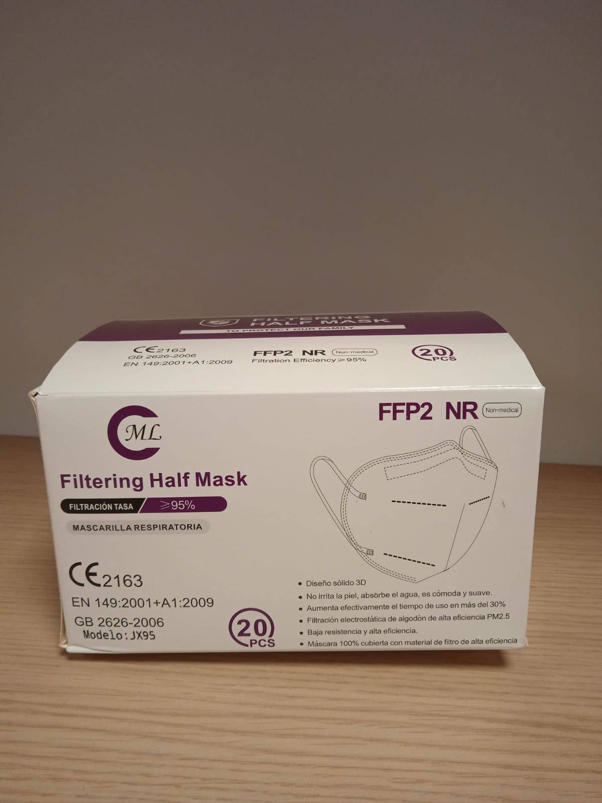 Mascherina filtrante FFP2