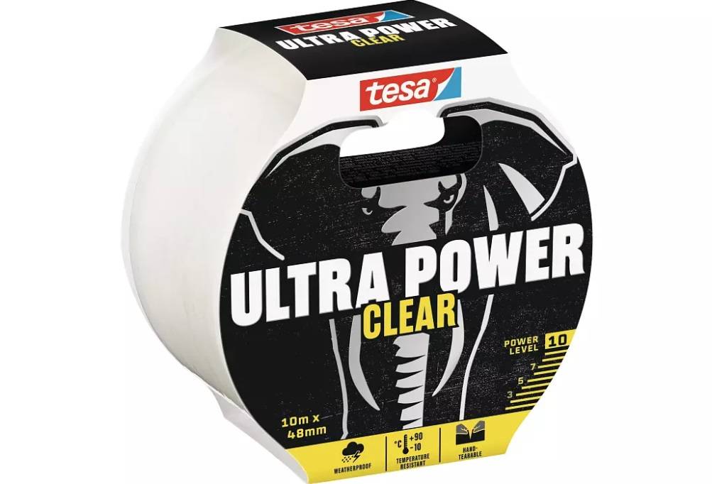 Nastro Tesa Ultra Power clear repair – speciale superfici ruvide e tessili