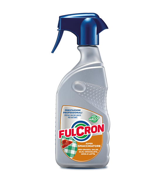 Fulcron – Super smacchiatore pretrattante per macchie grasse – idoneo HACCP