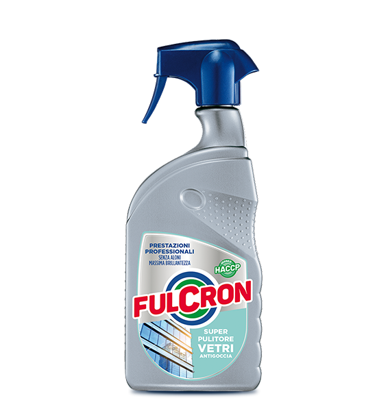 Fulcron – Super pulitore vetri antigoccia – Idoneo HACCP