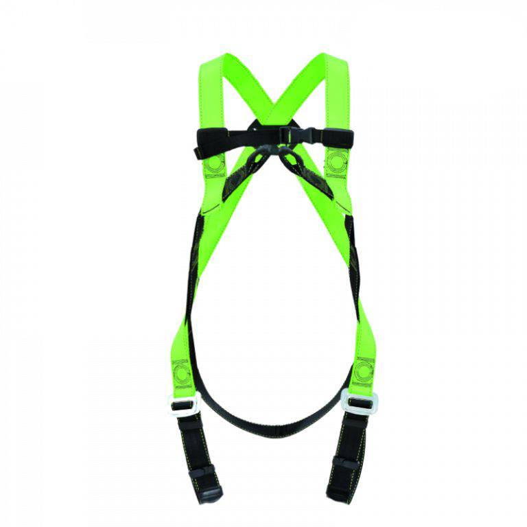 Imbracatura di sicurezza anticaduta con attacco dorsale e sternale + sacchetto nylon