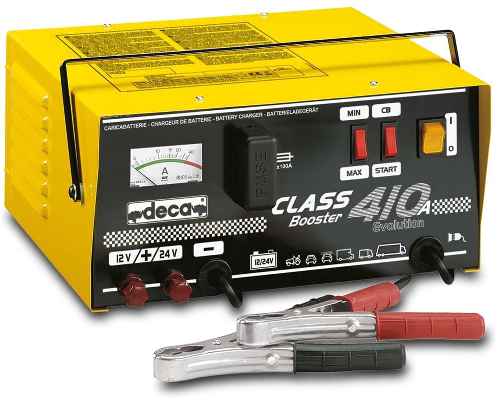 Caricabatterie-avviatore Deca Class Booster 410 A - 12/24 Volt monofase