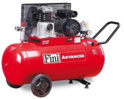 Compressore Fini MK102-90 - capacità 90 litri - 2 CV - 235 litri al minuto - 10 bar - 220 volt